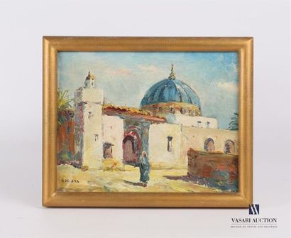 null KOSCAYA Enrique (1901-1970)
Entrée de la mosquée
Huile sur toile
Signée en bas...