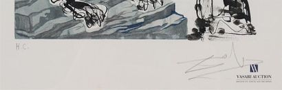 null DALI Salvadore (1904-1989)
Cerbère
Lithographie en couleurs
Annotée H.C en bas...