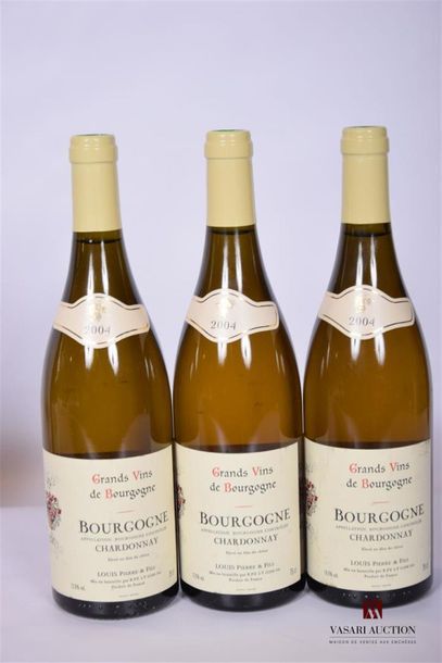 null 3 Blles	BOURGOGNE Chardonnay mise Louis Pierre & Fils		2004
	Et. à peine tachées....