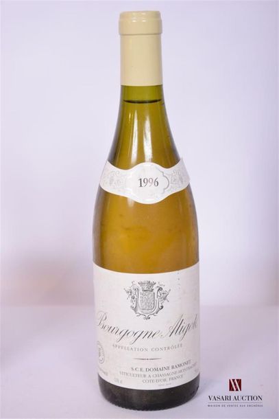 null 1 Blle	BOURGOGNE ALIGOTÉ mise Domaine Ramonet		1996
	Et. un peu tachée. N :...