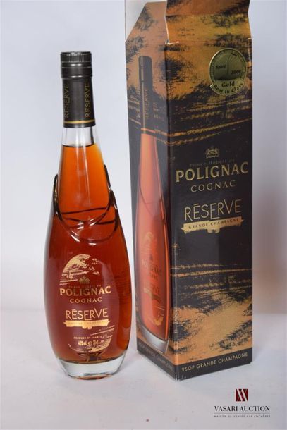 null 1 Blle	COGNAC Réserve Grande Champagne mise H. de Polignac		
	70 cl 40°. Etui...