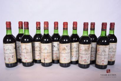 null 12 Blles	DOMAINE DE SENTOUT	Bordeaux Sup.	1979
	Et. tachées (9 un peu déchirées)....