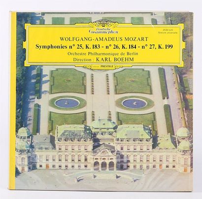 null MOZART - Symphonies n° 25, K.183 - n° 26, K.184 - n° 27, K.199
Orchestre philarmonique...