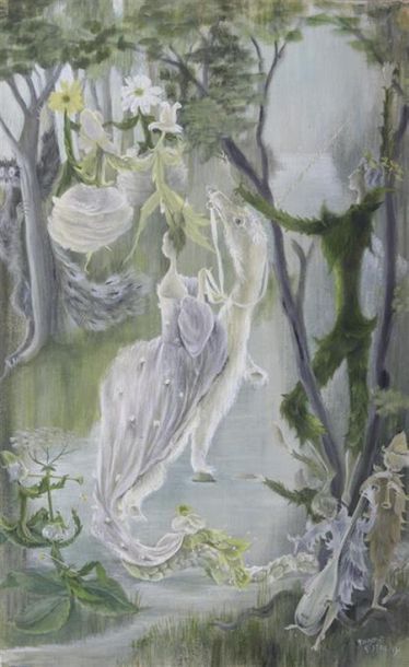 null ESTACHY Françoise (1911-1983)
Licorne blanche
Aquarelle
Signée en bas à droite
50...