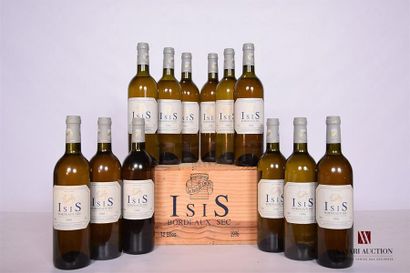11 Blles	ISIS	Bordeaux sec	1996
	Blanc sec...