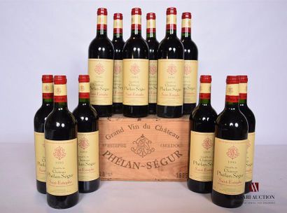 null 12 Blles	CH. PHÉLAN SÉGUR	St Estèphe	1995
	Présentation et niveau, impeccables....