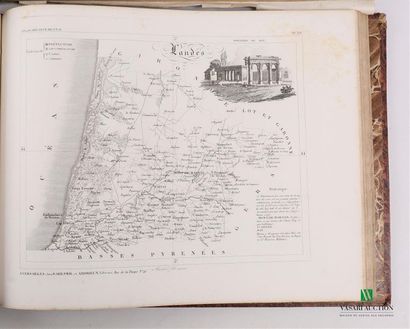 null [ATLAS]
Lot comprenant deux atlas : 
- LORRAIN A. - DANDELEUX H. - La France...