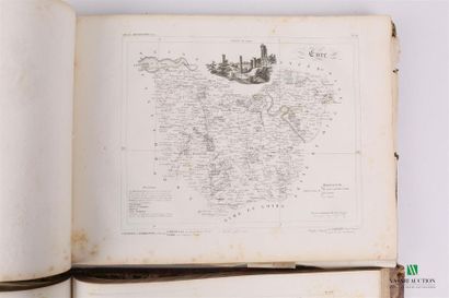 null [ATLAS]
Lot comprenant deux atlas : 
- LORRAIN A. - DANDELEUX H. - La France...