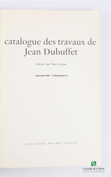 null LOREU Max - Catalogue des travaux de Jean Dubuffet, Fascicule XXVI, L'Hourloupe...