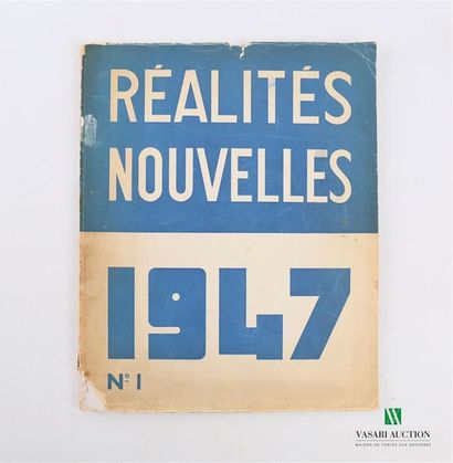 null [REALITES NOUVELLES]
COLLECTIF - Realités nouvelles n°1 1947 - revue - broché...