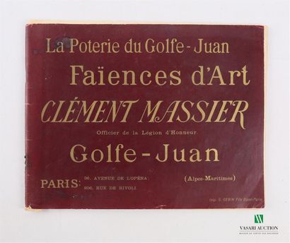 null ANONYME - La poterie du Golf Juan, faiences d'Art Clément Massier - Dijon Paris...