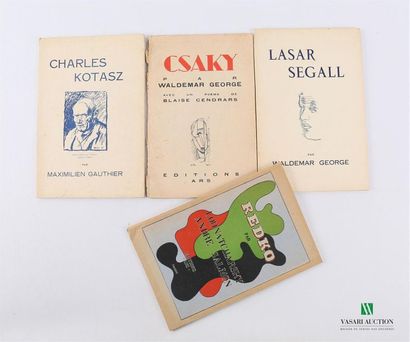 null WALDEMAR George - Csaky - Éditions Ars - avec un poème de Blaise Cendrars -...