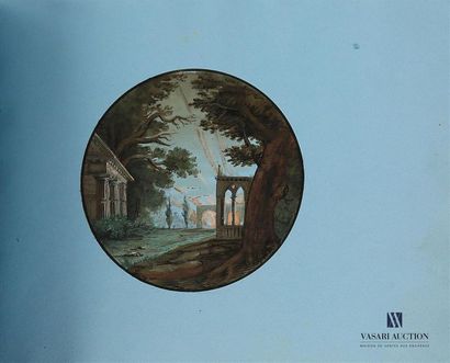 null BOGUET Nicolas-Didier (1755-1839)
Carnet de croquis format paysage in-4 comprenant...