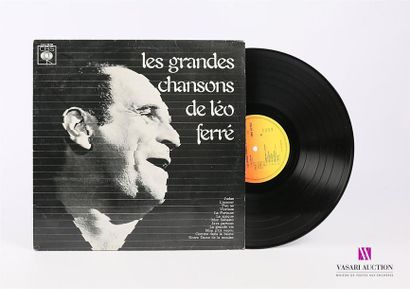 null LES GRANDES CHANSONS DE LEO FERRÉ 
1 Disque 33T sous pochette cartonnée
Label...