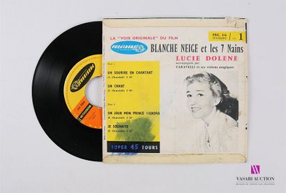 null LUCIE DOLENE - Blanche Neige
1 Disque 45T sous pochette cartonnée
Label : PRESIDENT...