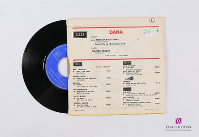null DANA - All kinds of everything
1 Disque 45T sous pochette cartonnée
Label :...