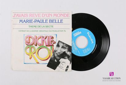 null MARIE-PAULE BELLE - Dickie Roi
1 Disque 45T sous pochette cartonnée
Label :...