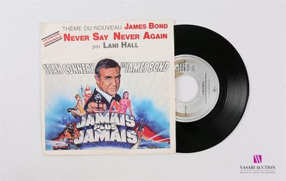 null LANY HALL - James Bond / Jamais plus jamais
1 Disque 45T sous pochette cartonnée
Label...