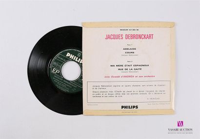 null JACQUES DEBRONCKART - Adelaïde
1 Disque 45T sous pochette cartonnée
Label :...