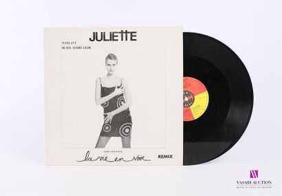 null JULIETTE - La vie en noir
1 Disque 45T maxi sous pochette cartonnée 
Label :...