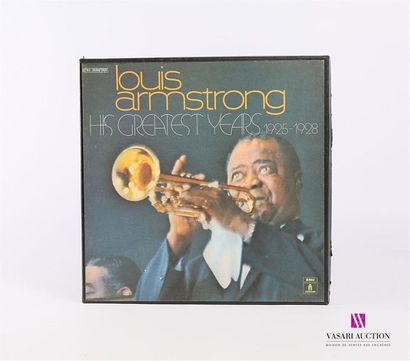 null LOUIS AMSTRONG - His greatest years 1925-1928
4 Disques 33T sous pochette cartonnée
Label...