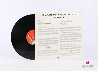 null COMPUTER MUSIC FROM COLGATE Vol I
1 Disque 33T sous pochette cartonnée
Label...