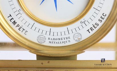 null LEROY & FILS - Paris
Régulateur de table en bronze de forme parallélépipédique...