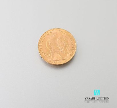 null Une pièce en or de 20 Frcs République Française 1911
Poids : 6,45 g