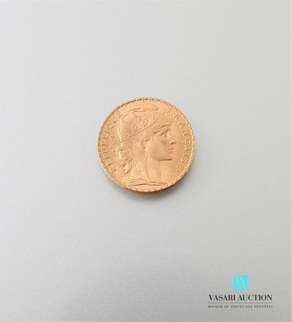 null Une pièce en or de 20 Frcs République Française 1914
Poids : 6,45 g