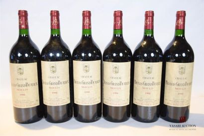 null 6 Mags	Chateau BRANAS GRAND POUJEAUX	Moulis	1998
	Et. un peu tachées. N : mi/bas...