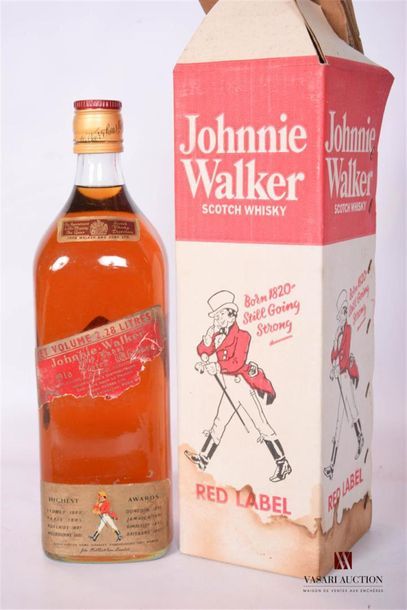 null 1 x 2,28 L	Old Scotch Whisky "Red Label" JOHNNIE WALKER		
	Et. déchirée. N :...