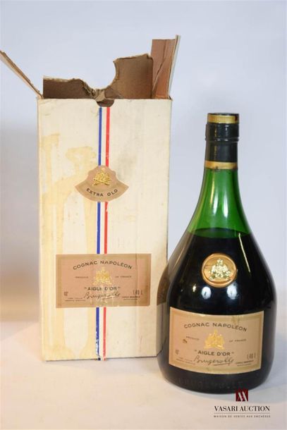 null 1 Blle	Cognac Napoléon "Aigle d'Or" mise L. Brugerolle		
1,40 L	40°. Et. un...