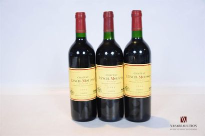 null 3 Blles	Chateau LYNCH MOUSSAS	Pauillac GCC	
	2 blles de 1996, 1 blle de 1994.		
	Et.:...