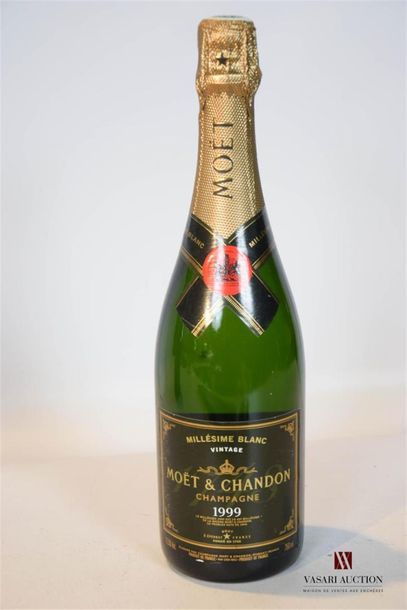 null 1 Blle	Champagne MOËT & CHANDON Millésime Blanc		1999
	Et. excellente. N : ...