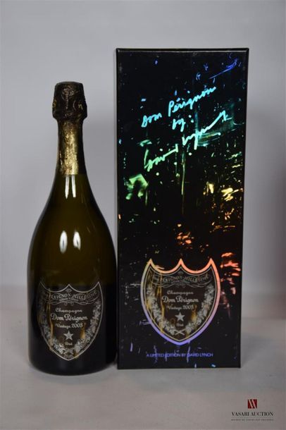 null 1 Blle	Champagne DOM PÉRIGNON Brut		2003
	Edition limitée by David Lynch. Très...
