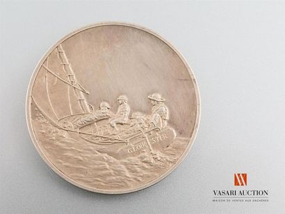 null La brise se lève 1876 Winslow Homer - Médaille argent premier titre, 51 mm,...