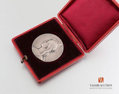null République française - Médaille "prix de tir", argent, 41 mm, gravée par H.Dubois,...
