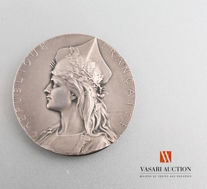 null République française - Médaille "prix de tir", argent, 41 mm, gravée par H.Dubois,...