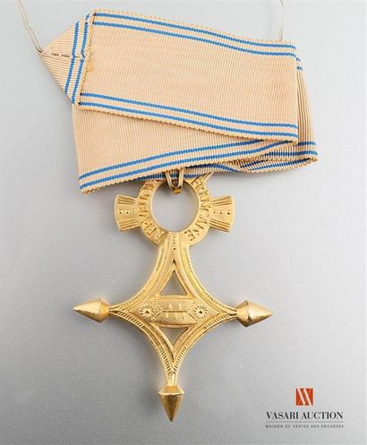 null France - Ordre du Mérite saharien (institué en 1958, en extinction depuis 1963)...