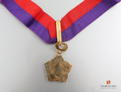 null France - Médaille de la Fédération musicale, Nord et Pas de Calais; avec cravate,...