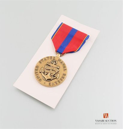 null Etats Unis d'Amérique - United States Naval Reserve, meritorious service medal,...