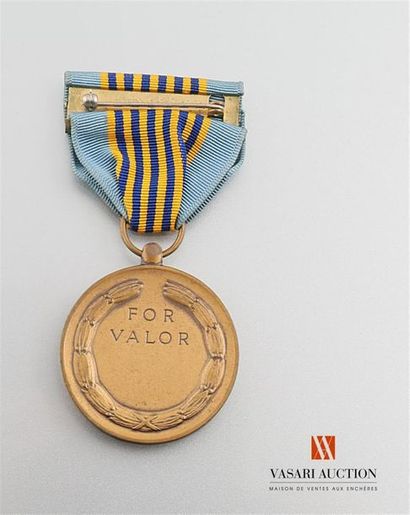 null Etats Unis d'Amérique - Aiman's medal, for valor, 35 mm, BE-TBE
