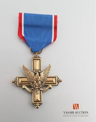 null Etats Unis d'Amérique - Army distinguished service cross, for valor, 45 mm,...