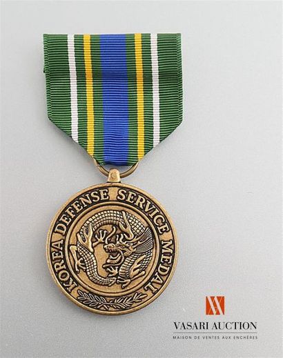 null Corée - Korea defense service medal, dite médaille de Corée, TTB
