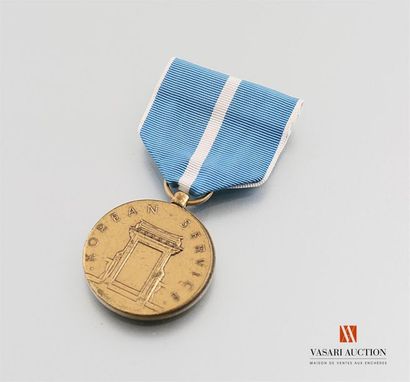 null Etats Unis d'Amérique - Korean service medal, diamètre 32 mm, BE-TBE
