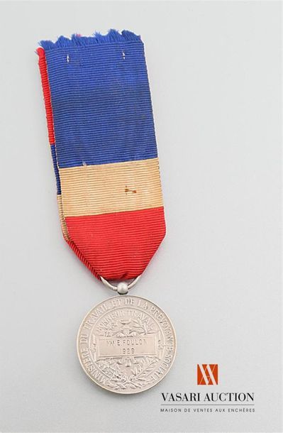 null France - Médaille du travail du ministère du travail et de la prévoyance sociale,...