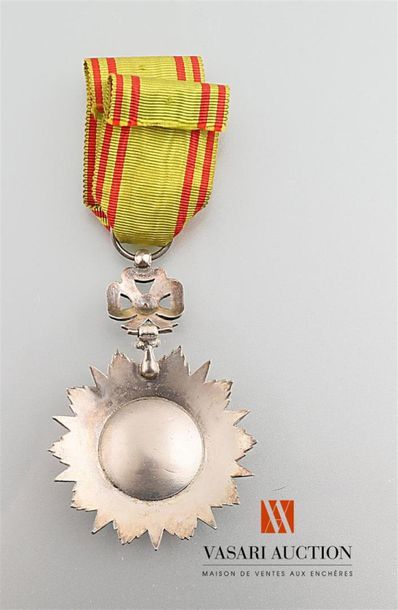 null Tunisie - Ordre du Nichan Iftikhar (ordre de la Fierté, 1837-1957), étoile d'officier,...