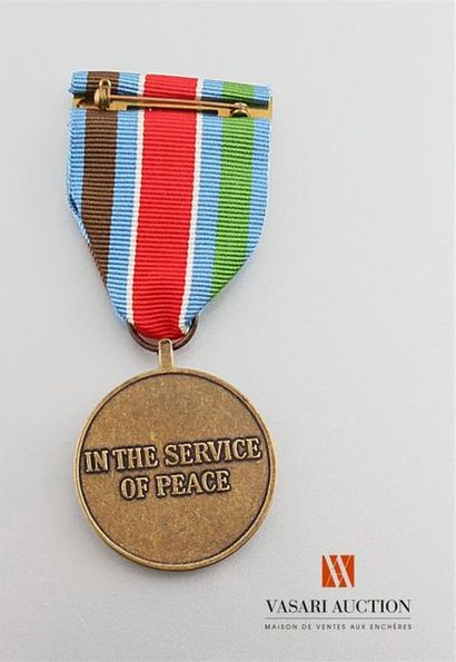 null FORPRONU - Médaille commémorative ex Yougoslavie, avec barrete, TTB
