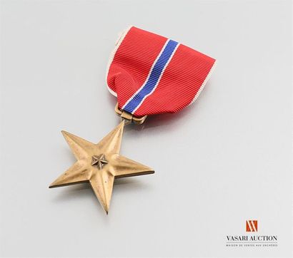 null Etats Unis d'Amérique - Bronze star medal, 34 mm, TBE
