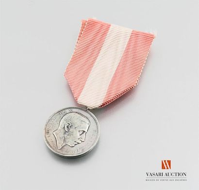 null Danemark, médaille du Schleswig 1920, profil de Christian X, usure, ruban insolé,...